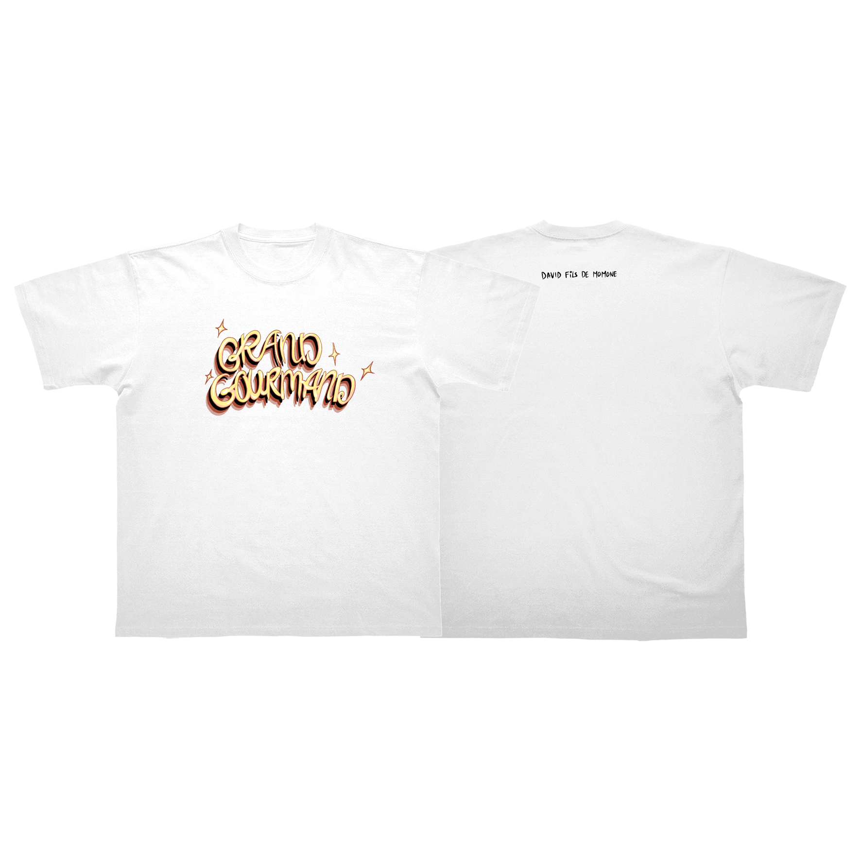 T-SHIRT "GRAND GOURMAND" - BLANC